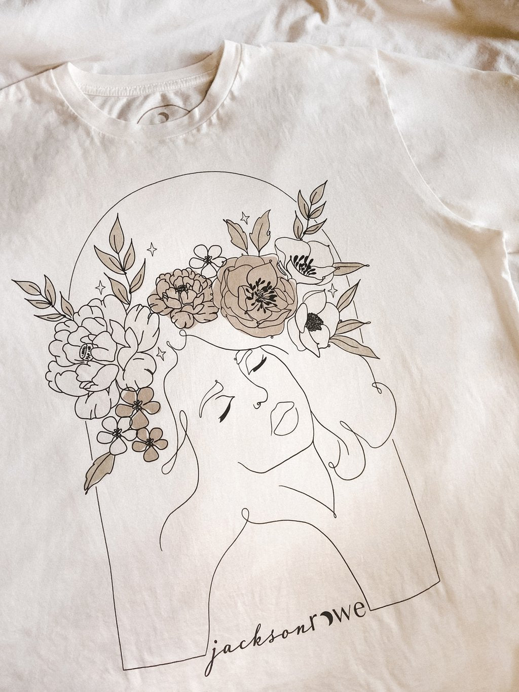 'The Flora' Tee | White