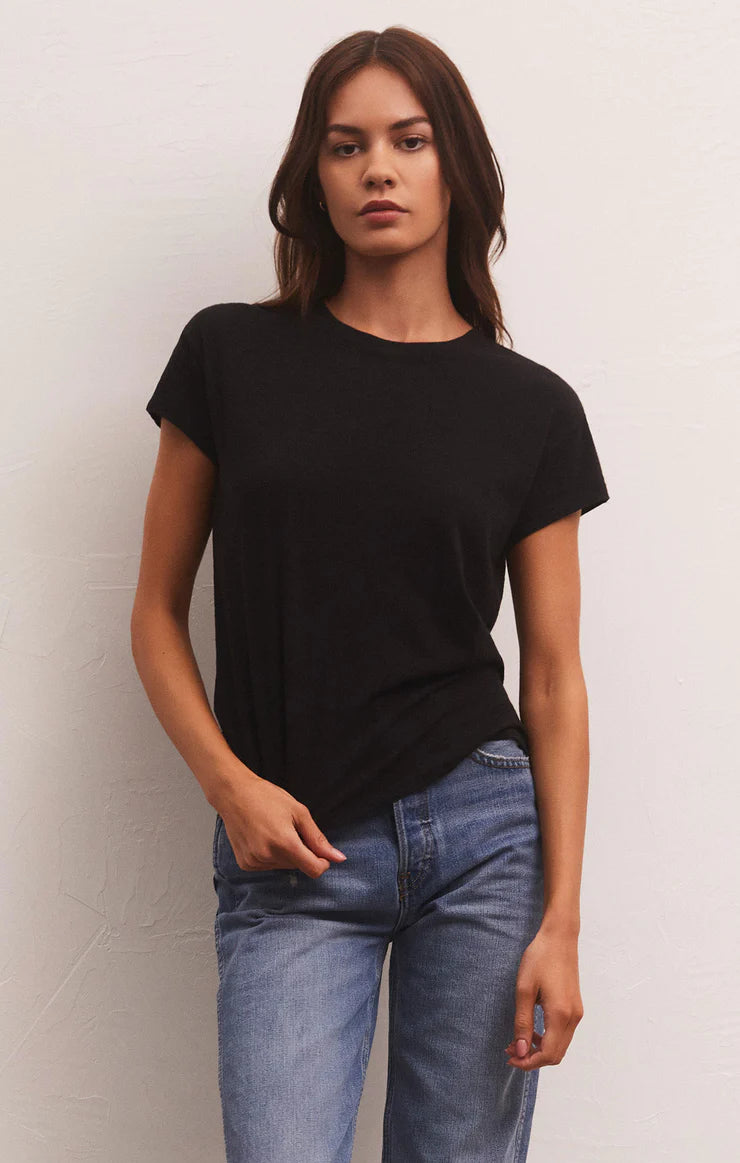 Modern Slub Tee  |  Black