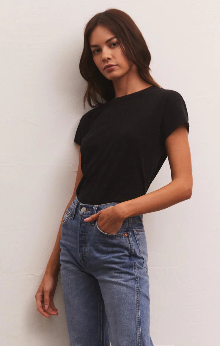 Modern Slub Tee  |  Black
