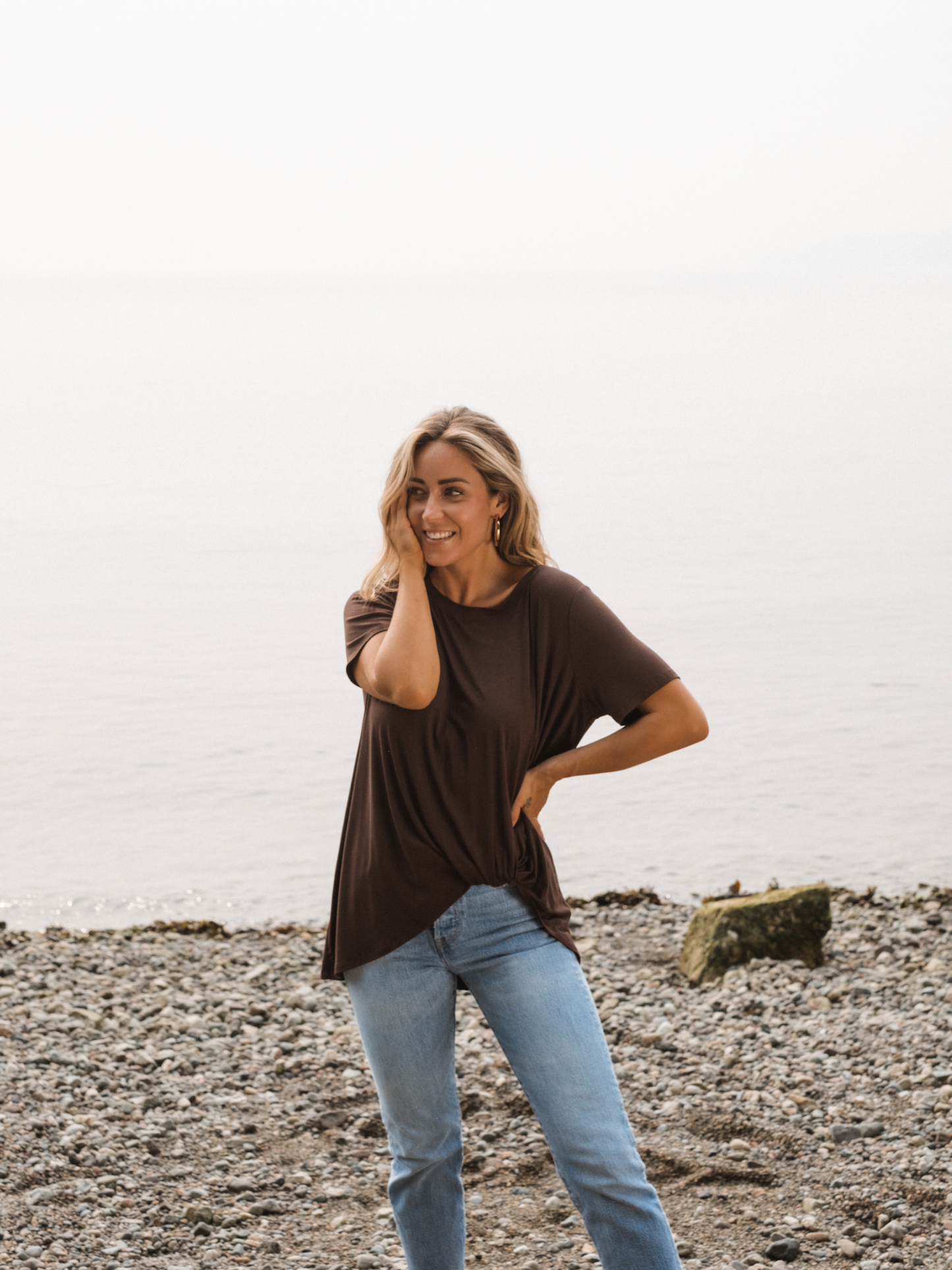Jackson Rowe "Knotty" Tee - Chocolate