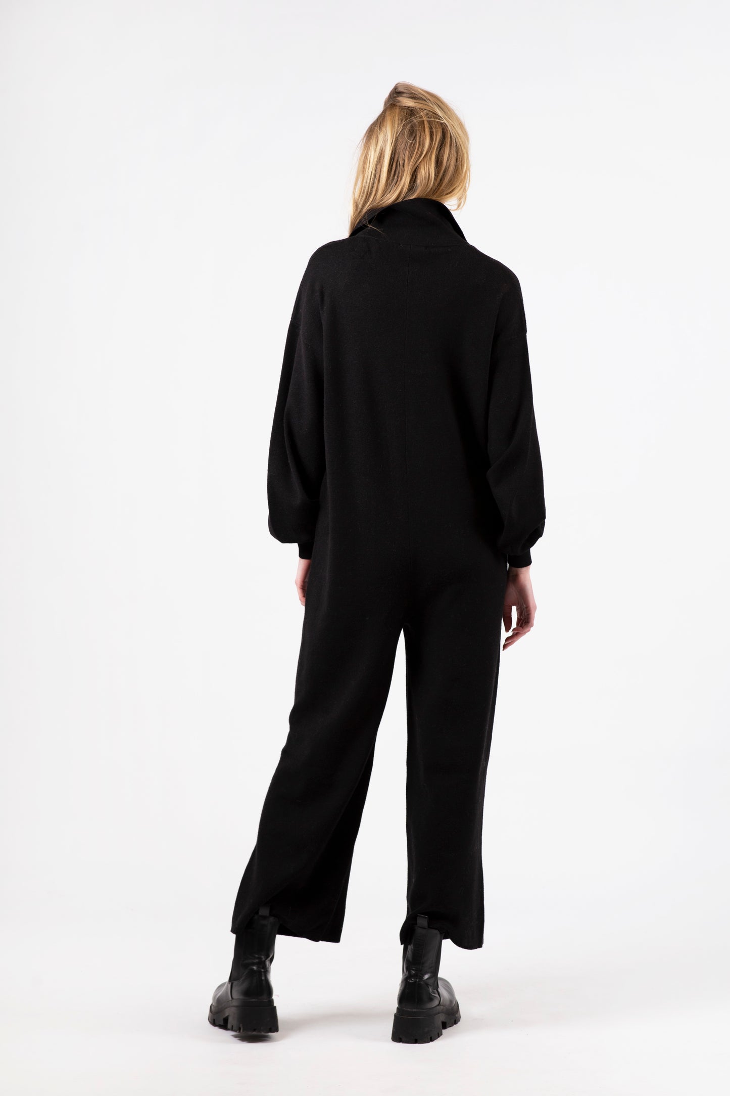 Luca Knit Jumpsuit | Black
