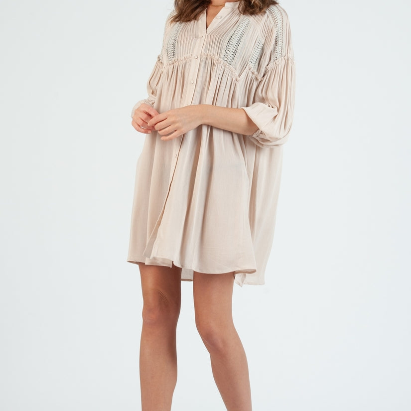 The 'Avalon' Babydoll  |  Champagne