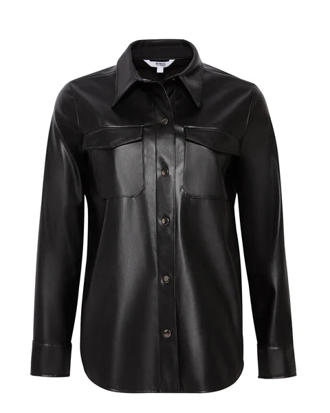 "Brooklyn" Shacket | Black