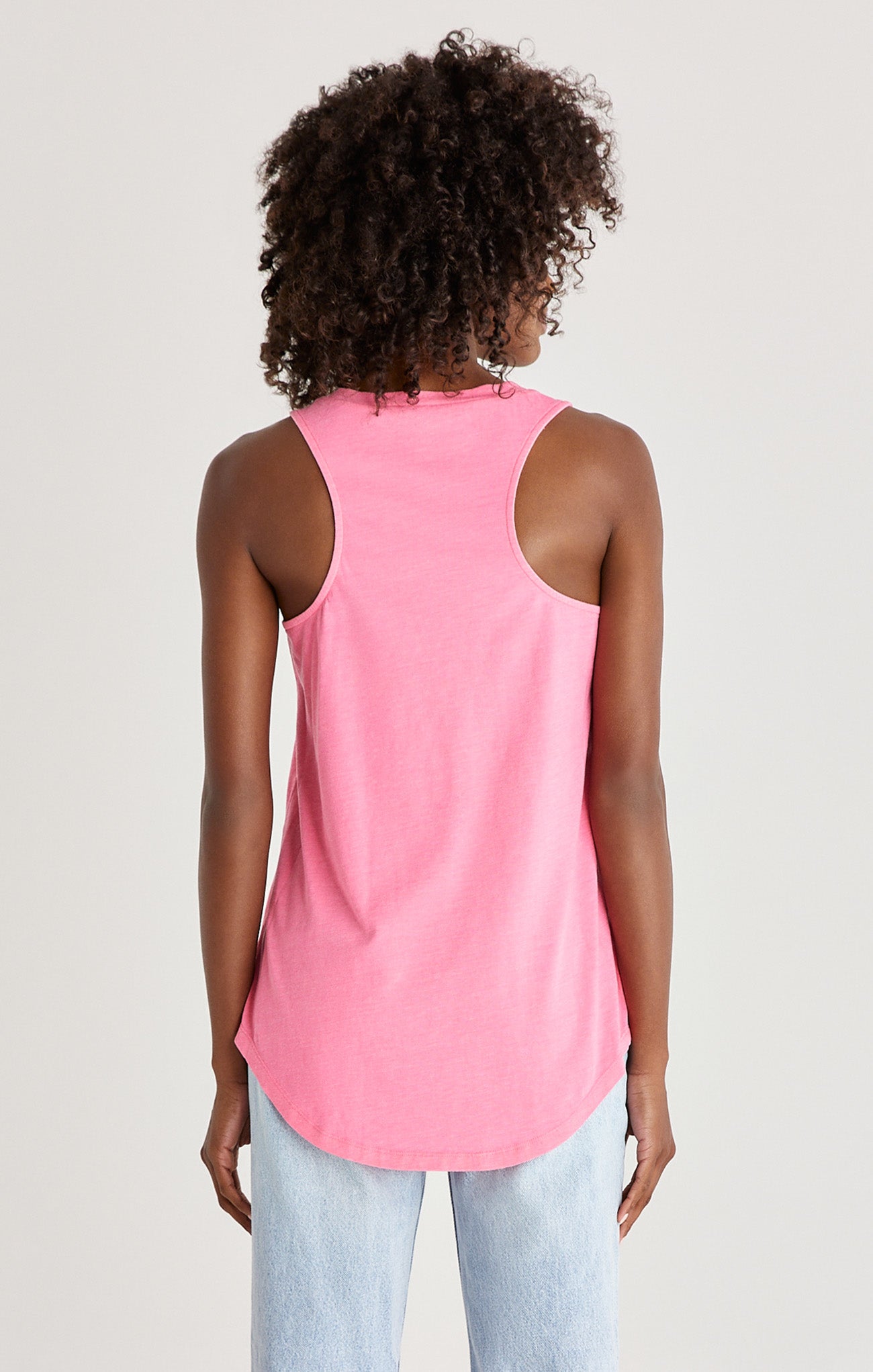 Pocket "Racer" Tank  |  Flamingo