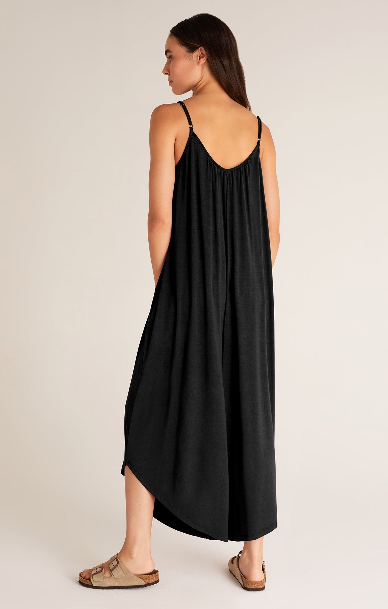 FLARED JUMPSUIT | Black