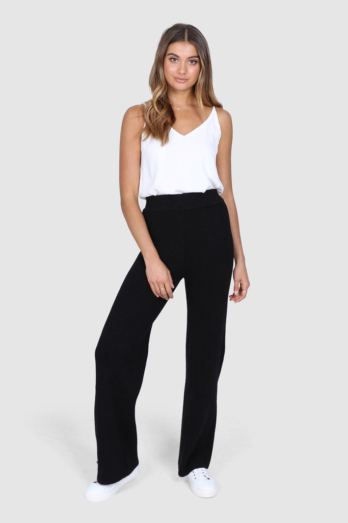 Hadley Knit Pants  |  Black