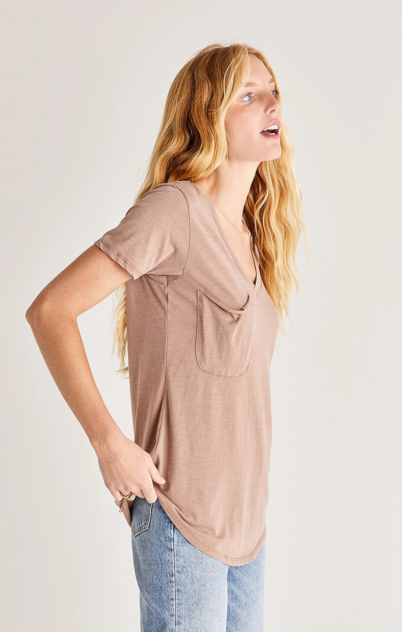 Pocket Tee | Taupe